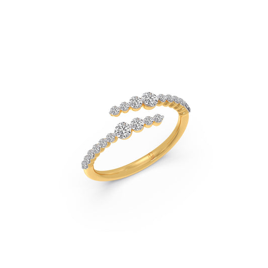 Eternal Sparkle Round Diamond Ring - Yellow