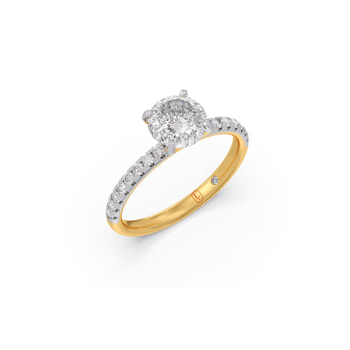 Lumina Round Solitaire Engagement Ring