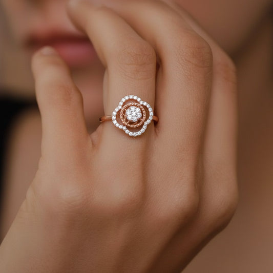 Cluster Glow Diamond Ring - MH