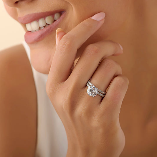 Forever Us Round Solitaire Stackable Ring - MH