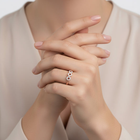 Trinity Circle Diamond Ring - MH