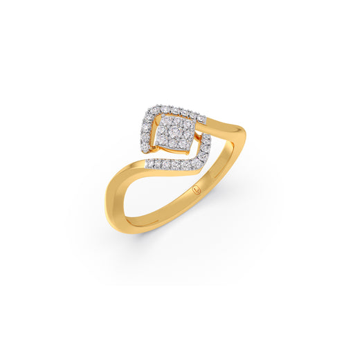 Glimmer Square Diamond Ring