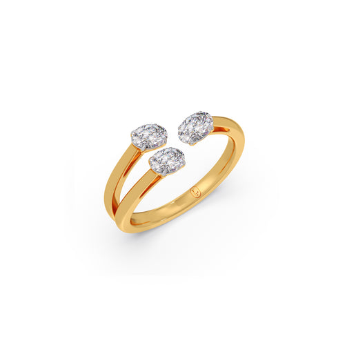 Celeste Trio Diamond Ring