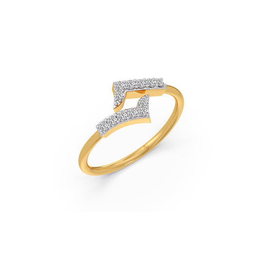 The Intertwine Diamond Ring - Yellow