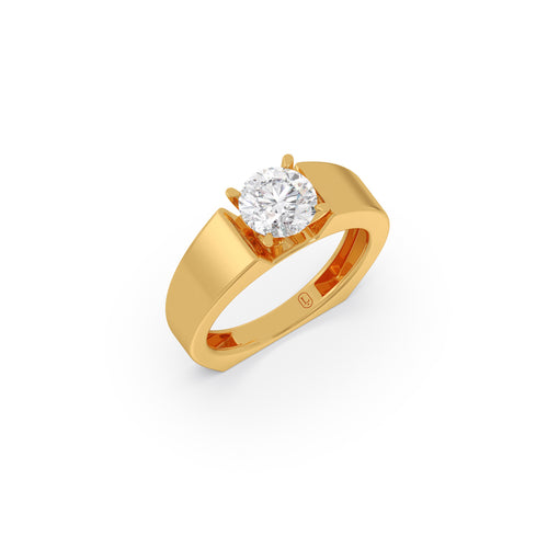 Signature Euro Solitaire Women’s Ring
