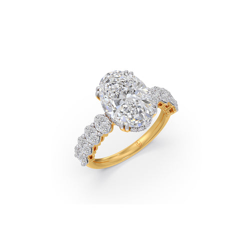 5.84 ct Scintillating Oval Solitaire Ring
