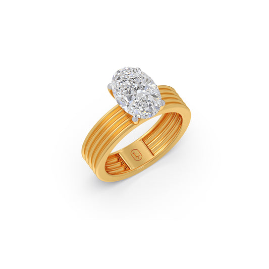 2.5 ct The Unshaken Vow Solitaire Ring - Yellow