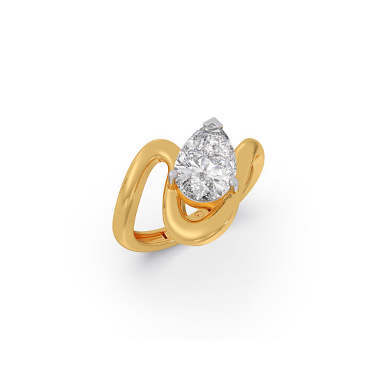 2 ct Grace in Motion Solitaire Ring - Yellow