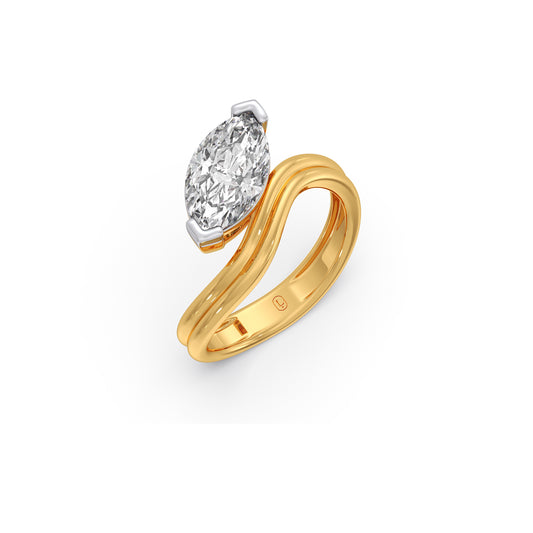 2 ct The Endless Journey Solitaire Ring - Yellow