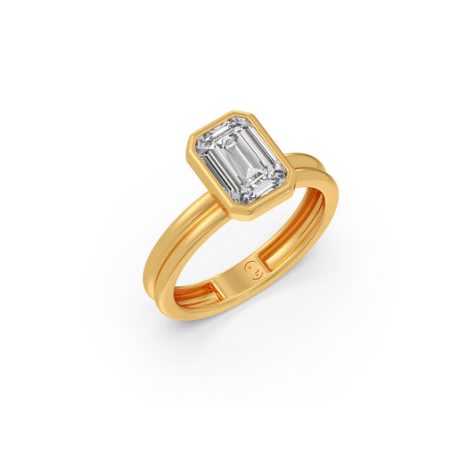 2 ct Vow Beyond Time Solitaire Ring - Yellow