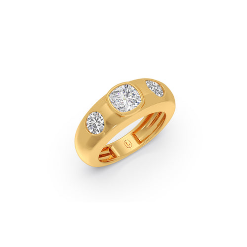2.14 ct The Trilogy of Us Diamond Ring