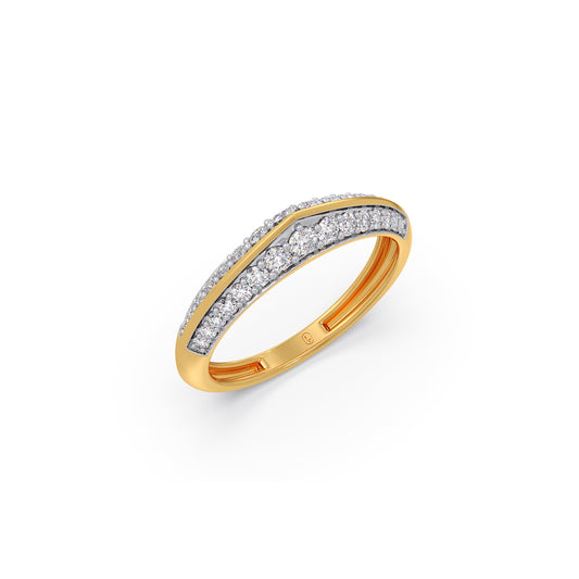 0.52 ct Pinnacle Diamond Ring - Yellow