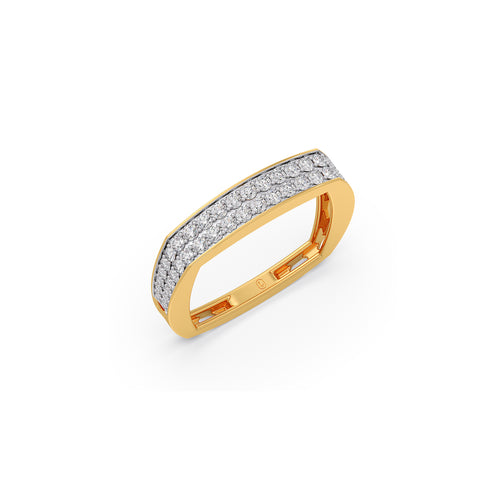 0.64 ct Linear Luxe Diamond Ring
