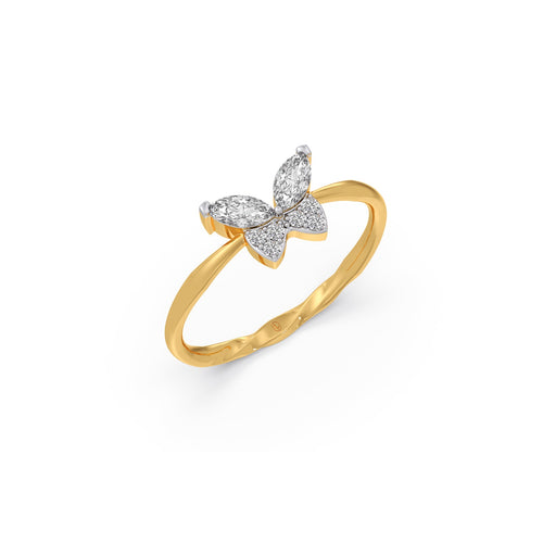 Wings of Sparkle Diamond Ring