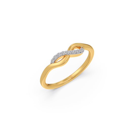 Everlyn Infinity Diamond Ring - Yellow