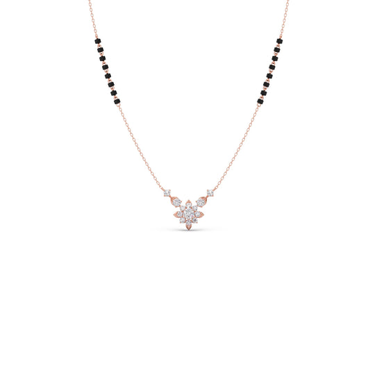 Delicate Round Diamond Tanmaniya - Rose
