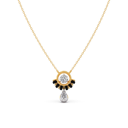 Suvarn-Mani Solitaire Mangalsutra - Yellow