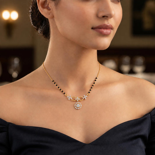 Swarnaika Diamond Mangalsutra - MQ_AI