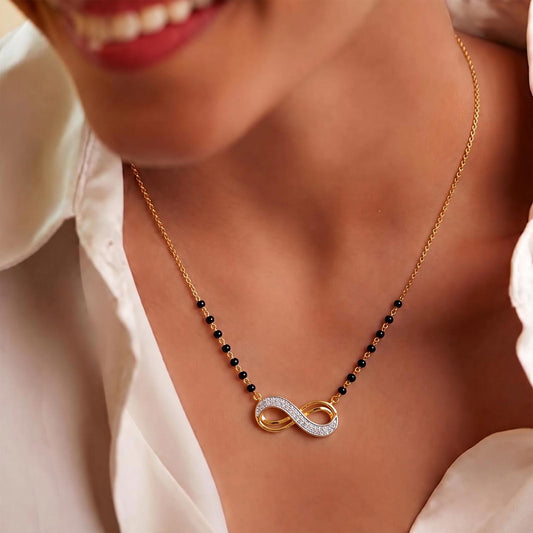 Everlasting Promise Diamond Mangalsutra - MQ_AI