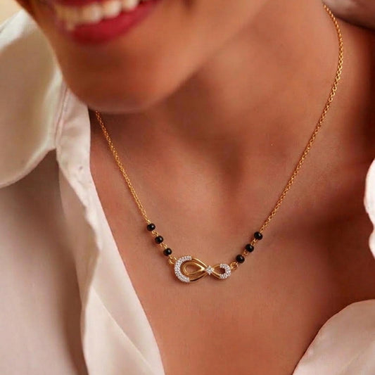 Forever Gleam Diamond Mangalsutra - MQ_AI