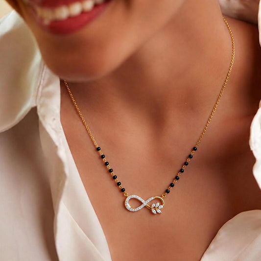 Endless Bond Diamond Mangalsutra - MQ_AI