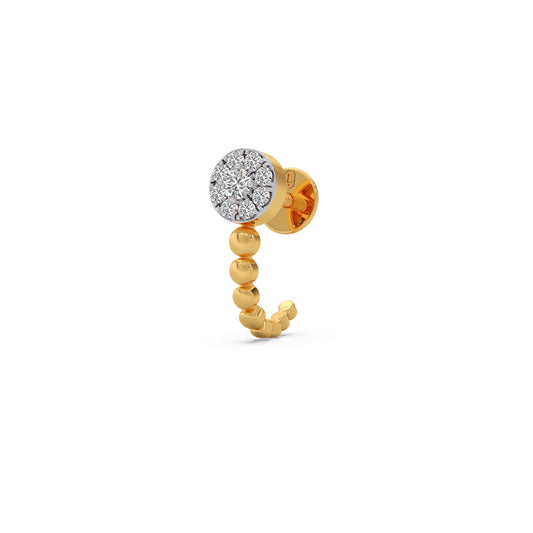 Classic J-Hoop Earrings - Yellow